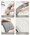 1Pair Washable & Reusable Thickened Toilet Seat Cushion Cover - Winter Soft Warm Bathroom Accessory.