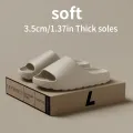 Men's EVA home bathroom anti slip slippers. 