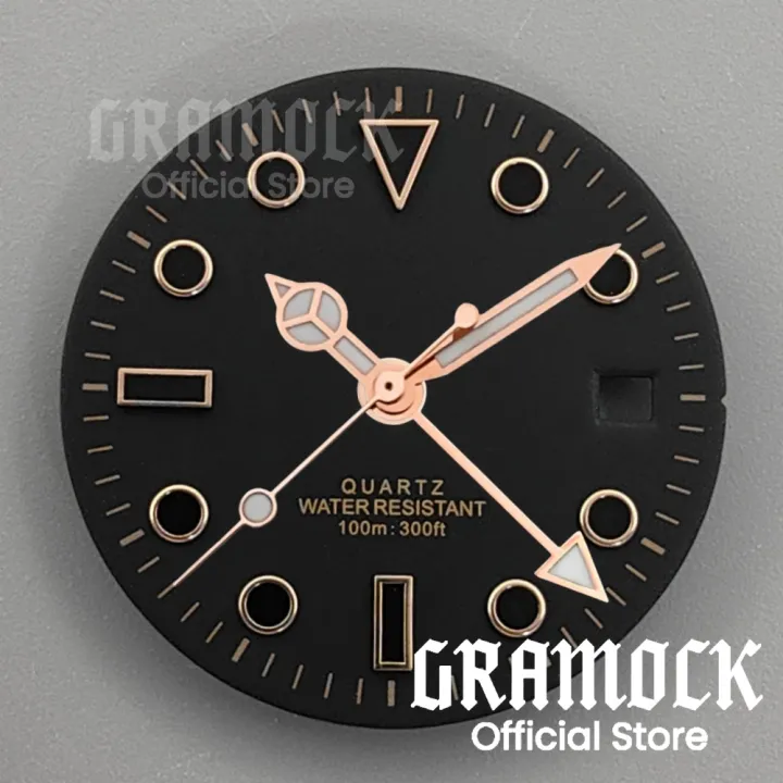 GRAMOCK%20Men's%2029mm%20GMT%20515%20Quartz%20Pink%20Green%20Black%20Blue%20Watch%20Dial%20With%20Four%20Watch%20Hands%20Luminous%20Fit%20RONDA%20515%20Quartz%20Movement%20-%20Image%206