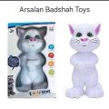 Talking Tom All Touch Toy /  Intelligent Sound Recording  Cat Toy / 5 Touch Sounds For Kids Boys & Girls .( Size 20cm) ( Require 5AA Batteries , Not Included). 