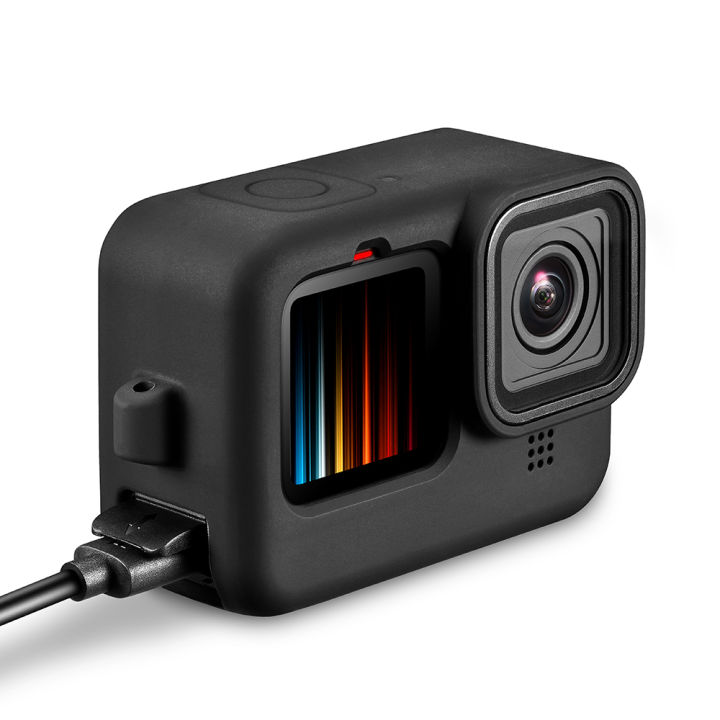Flip%20Battery%20Side%20Cover%20for%20%20Hero%2012%2011%2010%209%20Black%20Removable%20Battery%20Door%20Lid%20Charging%20Case%20Port%20for%20Go%20Pro%209%20Accessories%20-%20Image%205