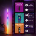Smart LED Floor Lamp RGB Remote & APP Control Music Sync Corner Lighting Timer Modern Mood Standing Lamp for Living Room Gaming. 