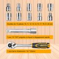 Ingco 12 pieces socket set hkts12122 (12 PCs socket set) 1/2 inch socket set. 