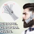 5in1 Adjustable Men Beard Modeling Ruler Shaping Styling Template Comb Rotatable Man Beauty Tool Hair Trimming Moustache Barber. 
