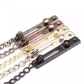 Hotel & Home Stainless Steel Anti-Lock Door Chain, Anti-theft Chain, Security Protection Home Door Lock, Multi-color Optional. 