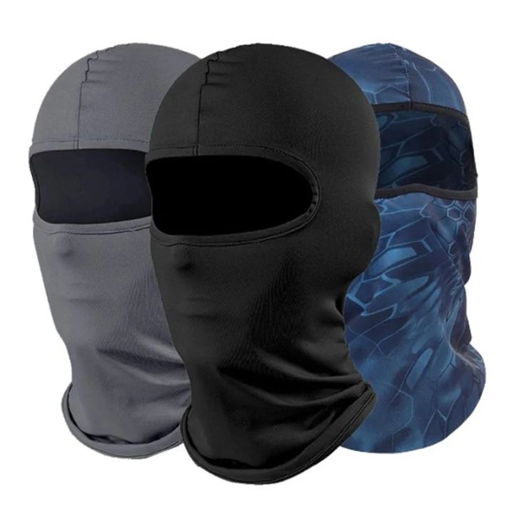 Balaclava Motorcycle Face Mask Moto Helmet Bandana Hood Ski Neck Full Face Mask Windproof Dustproof Face Shield Men's Biker Mas