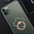 Transparent Sakura Finger Ring Stand Sticker Folding 360 Degree Rotation Cute Clear Ring Holder for iPhone Samsung Xiaomi Huawei. 
