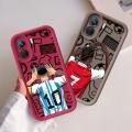 Soft Cover Phone Case for Xiaomi Redmi 14C 9C A3 A2 A1 + 13C 12C 10C 9T 10A 9A Cartoon Football Number.