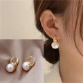 Fashion Wedding Jewelry Earrings, Silver Pearl Earrings, Minimalist Style, Women's Earrings, The First Choice For Giving Gifts. 