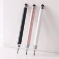 Touch Pen Stylus Pen 2 In 1 Universal Capacitive Touch Screen Stylus Touch Pencil Dual Tip Silicone Disc Stylus Pen for Android Tablet Mobile Laptop Drawing Writing No Charging Required. 