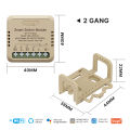 MOES Tuya Mini Smart Switch DIY Module WiFi Zigbee Light Switch 1/2 Gang APP Remote Control Work With Alexa  Home. 