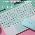CASEPOKE Touchpad Wireless Keyboard For Android IOS Huawei Xiaomi Tablet iPad Pro Air Mini Korean Russian Spanish Keyboard. 
