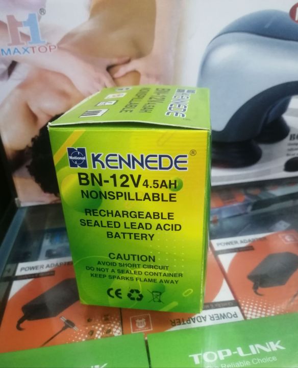 Kennede%2012V%204.5Ah%20Sealed%20Lead%20Acid%20Battery%20For%20Rechargeable%0AFan%20&%20Kid%E2%80%99s%20Toy,%20Bike%20etc.%20-%20Image%205