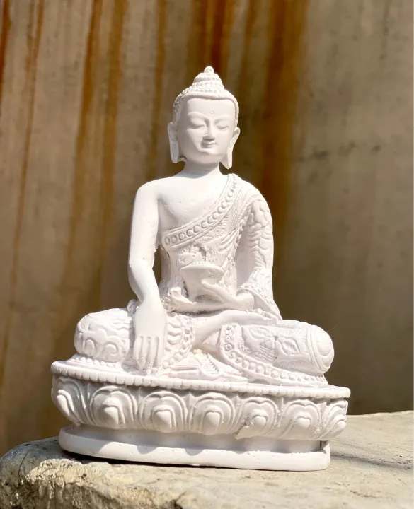 5.5%20inches%20Buddha%20Statue%20White,%20Shakyamuni%20Buddha%20Statue%20for%20Home%20Office%20Decoration%20Religious%20Gift%20Items%20-%20Image%202
