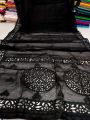 Trendy Half Silk Cut Work Saree For Women - Stylish Casual & Party Wear - Suitable for Every Season.