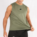 GITF Men's Bodybuilding Vest Gym Workout Mesh Fitness Sleeveless Shirt Running Wear Stringer Single Shirt Summer Accident Vest.