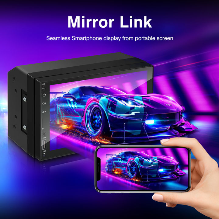 2Din%207%20Inch%20HD%20Screen%20Full%20Touch%20Carplay%20Android%20Auto%20Car%20Raido%20Multimedia%20MP5%20Player%20Stereo%20USB%20Bluetooth%20Universal%20Autoradio%20-%20Image%203