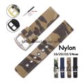 New  Nylon Canvas Watchband 18mm 20mm 22mm 24mm Outdoor Soft Sport Watchstrap Universal Replacement Women Men Bracelet. 