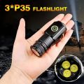 Super Bright LED Flashlight Powerful USB Charging  Magnet 5 Modes Aluminum Alloy Waterproof Mini Fishing Camping Lantern. 