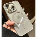 For Magsafe Magnetic Wireless Charging Case for iPhone 15 14 13 12 11 Pro Max Mini X Xs XR 7 8 Plus Hard Acrylic Clear Cover. 