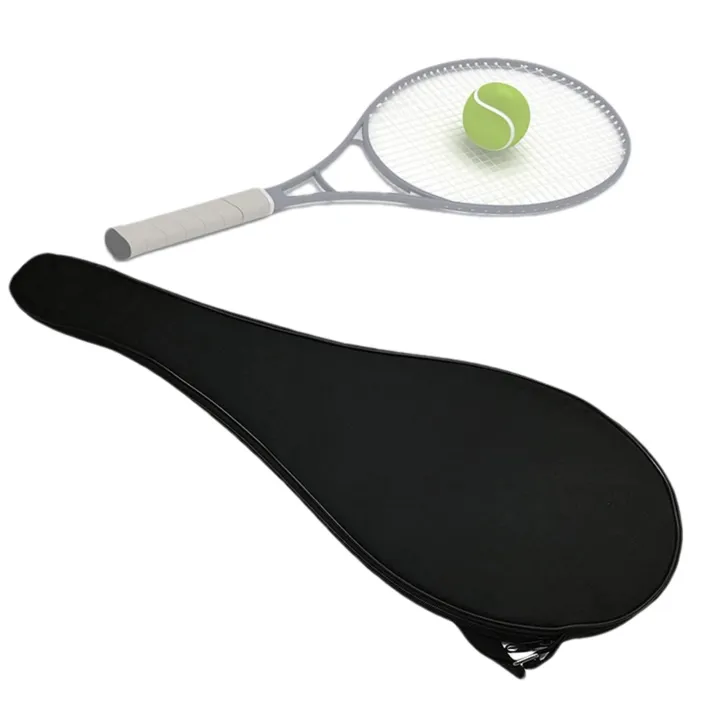 Cloth Racket Badminton Racket Storage Bag Tennis Racket Bag Oxford Cloth Black ...