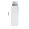 350Ml 5 Holes Condiment Squeeze Bottle Kitchen Ketchup Mustard Bottle Clear Mayonnaise Honey Dispenser Sauce Storage Container. 