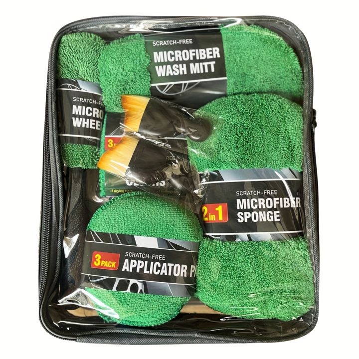 11pcs%20Microfiber%20Car%20Cleaning%20Kit%20Tire%20Brush%20Scratch%20Removal%20Pads%20Detailing%20Sponges%20Interior%20Cleaning%20Essentials%20Cleaning%20Tools%20-%20Image%207