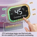 Silicone Depilatory Shaving Wax Heater Machine for Depilation Professional Home Appliance SPA Paraffin Pot Foldable Wax Heater.