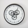 Wall Clock Moving Gear | Wall Clock Steel And Glass | Elegant Wall Clock. 