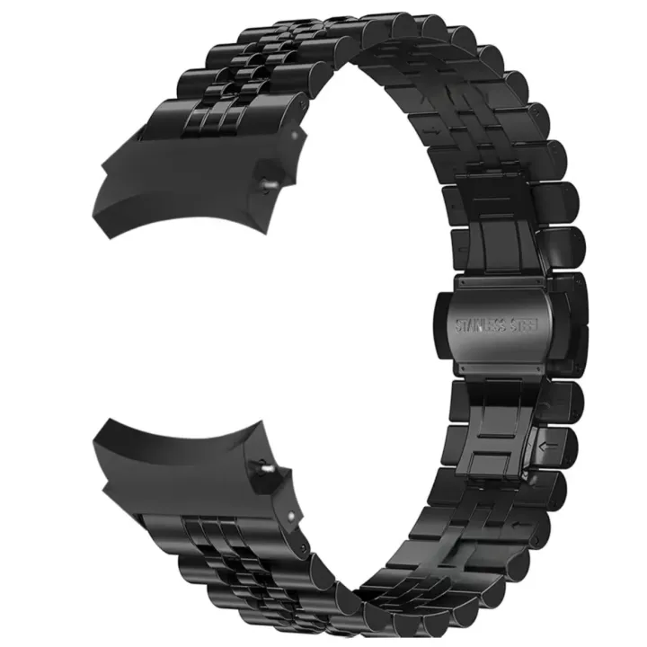 Samsung%20Galaxy%20Watch%207%206%205%204%20(20%20mm)%20Stainless%20Steel%20Strap%20Metal%20Bracelet%20with%20Curved%20End%20No%20Gaps%20Adapter%20-%20Image%207