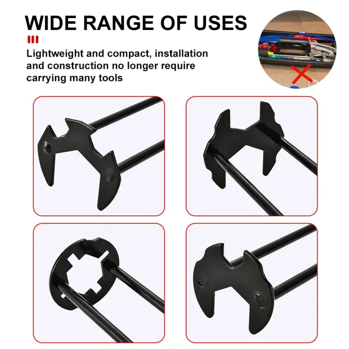 1/2PCS%20Plumbers%20Wrench%207%20Sizes%20Sink%20Wrench%20Four-Jaw%20Hex%20Under%20Sink%20Wrench%20Faucet%20Tool%20Multifunctional%20Steel%20for%20Tight%20Spaces%20-%20Image%204
