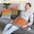 Electric Heating Pad Blanket Timer Heating Pad For Shoulder Neck Back Spine Leg Winter Warm. 