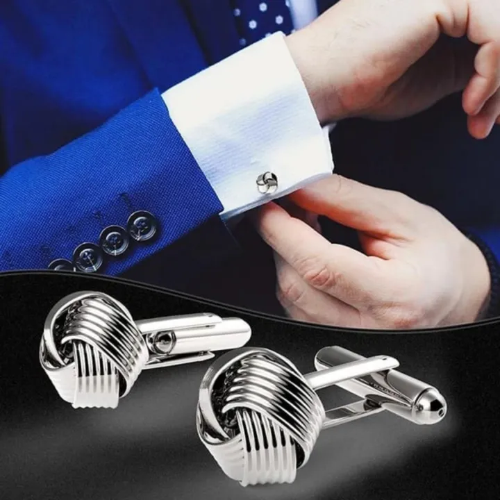 Premium%20High%20Quality%20Knot%20Flower%20Cufflinks%20%E2%80%93%20Studs%20%E2%80%93%20Shirt%20Accessories%20metal%20knot%20cufflinks%20-%20Image%205