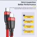 USLION 5A 100W 2M USB Type C to USB C Cable PD Fast Charge Data Cable for Samsung Xiaomi Macbook iPad QC4.0 Fast Charging Wire Cord. 