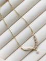 Sparkle Roniya V-Shaped Elegant Necklace (Mangalsutra Inspired). 