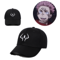 Jujutsu Kaisen Anime Embroidery Hat Sukuna Cosplay Ryomen Adult Snapback Hats Accessories Adjustable Baseball Cap Outdoor.