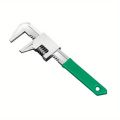 Universal F-Shaped Multifunctional Adjustable Wrench Pipe Pliers Large Opening Right Angle for Sewer Bathroom Water Pipe. 