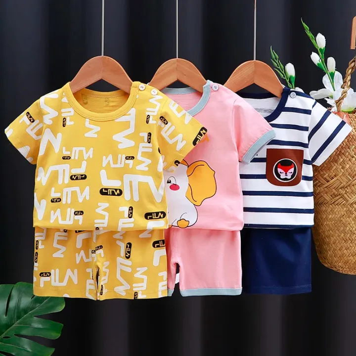 Kids%20Clothes%20Set%20Baby%20Boy/Girl%20T-Shirt%20+%20Shorts%20Summer%20Clothing%20Cotton%20Cartoon%20Casual%20Boys%20Tracksuit%20Children%20Baby%20Clothes%20Set%20-%20Image%203