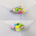 Mesh Net Toy Hammock Corner Stuffed Animals Kids Baby Hanging Storage Organizer. 