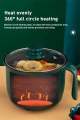 Mini Multi-Function Electric Rice Cooker Non-Stick Coated Home Kitchen Appliance. 