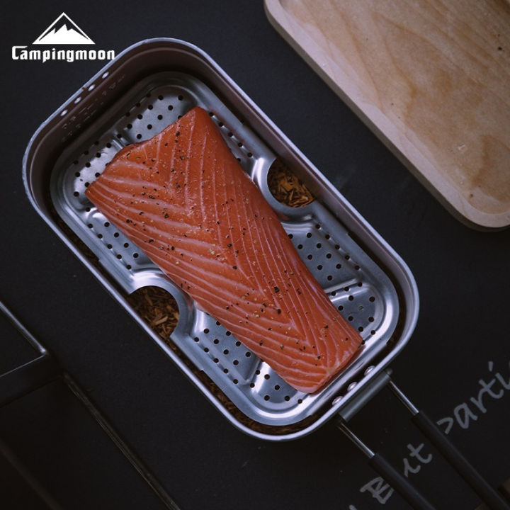 CAMPINGMOON%20Outdoor%20Camping%20Aluminum%20Lunch%20Box%20Bottom%20Net,Thick%20Stainless%20Steel%20Steaming%20Net%20for%20Picnicking,High%20Steaming%20Slices%20-%20Image%204