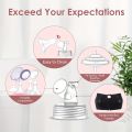 2Pcs Flange compatible with Spectra breast pump accessories, detachable baby breastfeeding accessories food grade parts. 