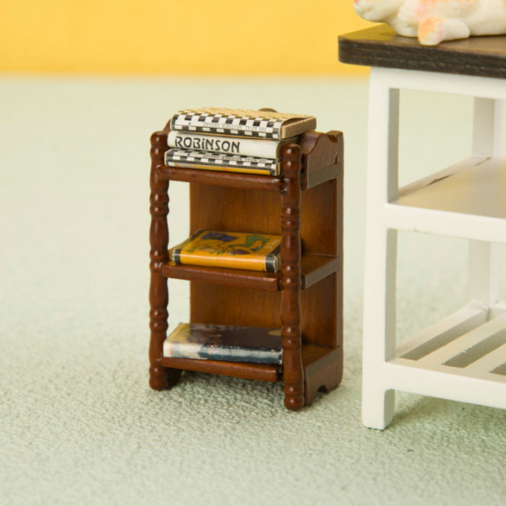 1:12%20Dollhouse%20Miniature%20Bedside%20Stand%20Mini%20Model%20Doll%20House%20Furniture%20Decoration%20Toys%20Simple%20And%20Multifunctional%20Storage%20Shelf%20-%20Image%203