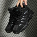 New Men High Quality Leather Boots Fishing Hunting Sneakers Desert Combat Men's Boots Outdoor Hiking Shoes Ankle Boots Work Safe. 