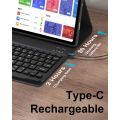 Keyboard Case for Lenovo Tab 10.1 2025/M10 4th Gen TB311FU/XU 10.1inch Tablet Bluetooth 7-Color Backlit Keyboard Cover & Mouse. 