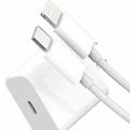 25Watt I-Phone Charger Power Adapter With Cable For X To 14 Pro Max. 