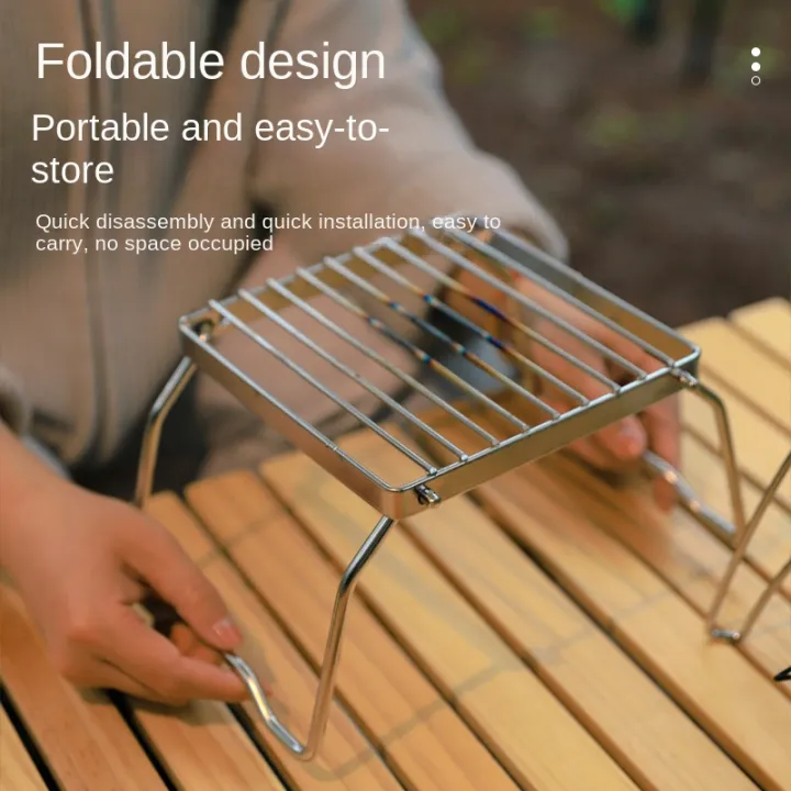 Outdoor%20Stainless%20Steel%20Stove%20Holder%20Camping%20Portable%20Folding%20Mini%20Barbecue%20Rack%20Pot%20Holder%20Baking%20Tray%20Holder%20-%20Image%205