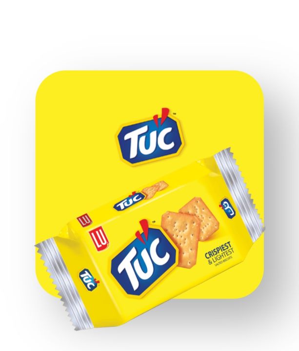 Tuc Biscuit crispy and salty snack pack  Rs :40 ( pack of 8 piece)