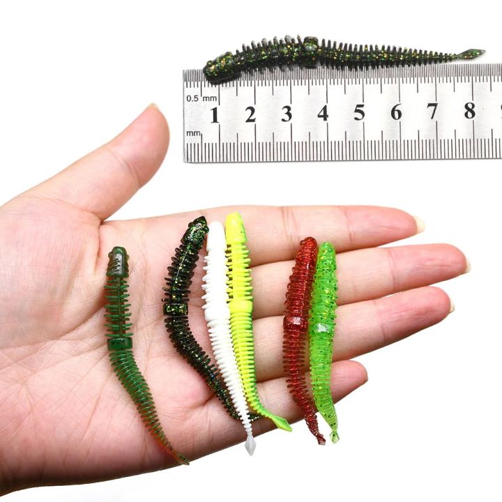 12Pcs%20Micro%20Leech%20Slug%20Jigging%20Fishing%20Bait%20Worms%207.5cm%201.6g%20Drop%20Shotting%20Jig%20Head%20Soft%20Lures%20Fly%20Fishing%20Silicon%20Fishing%20Lure%20-%20Image%204