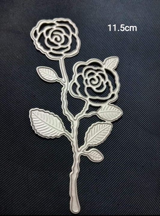 Rose Design Metal Cutting DIY Scrapbooking Stencil